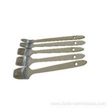 Angle radiator brushes